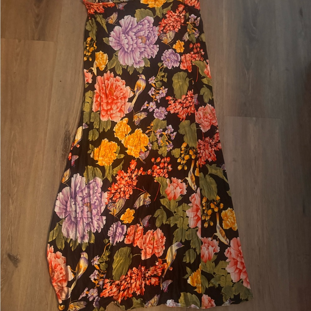 Dolce & Gabbana Multicolor Floral Maxi Skirt